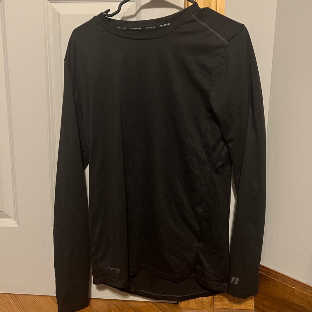 Russell Athletic Black Long Sleeve Tee
